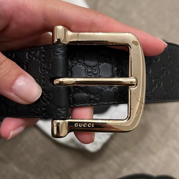 Gucci Embossed Microguccissima Pattern Belt - Picture 3 of 3
